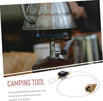 Happyyami Camping Gadgets Inflation-Valve Accessories Gas Tube Gas Stove Adapter Furnace Converter Set