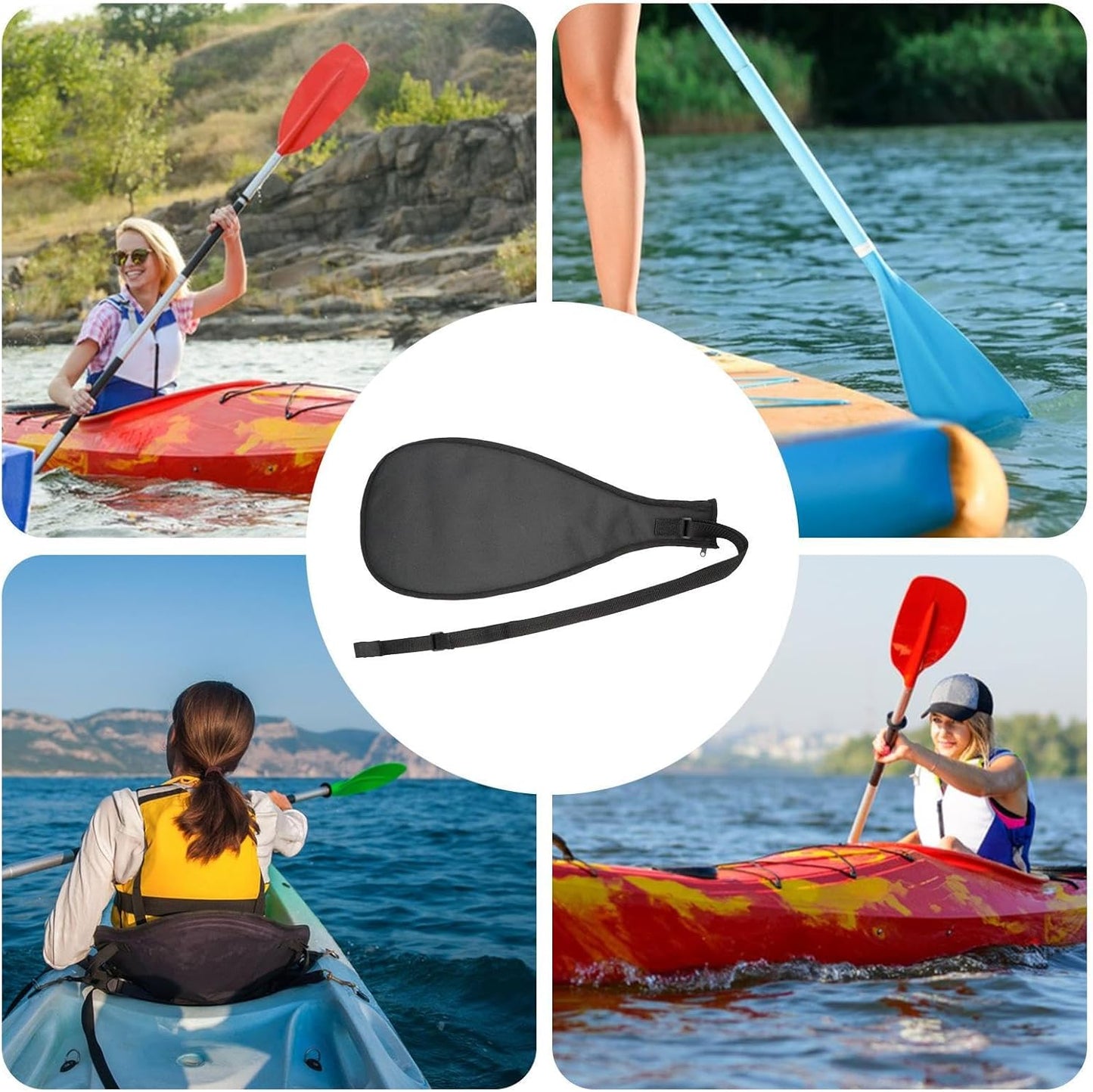 Kayak Paddle Storage Bag – Waterproof Paddle Carry Case with Shoulder Strap, Lightweight Portable Paddleboard Equipment Holder for Canoeing, Boating, Rafting, Outdoor Travel, Gear Bag for Water