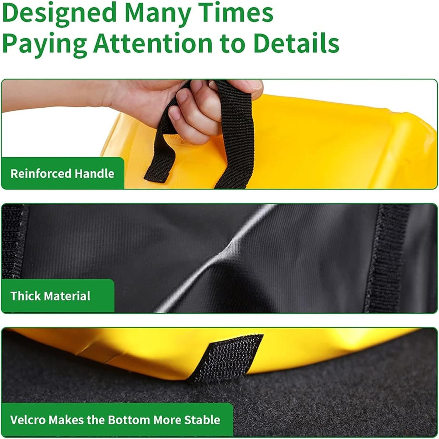 SURDOCA Car Trunk Organizer, Vehicle Back Seat Grocery Storage Box, Collapsible Auto Boot Accessories Organizers with 100% Waterproof PVC Material, Non Slip Bottom for Camping, Travel, Picnic