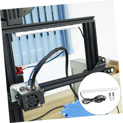 GLEAVI 1Set White LED Light Bar Kit Upgrade for Printer Accessories Non Dimmable Brightness for Night Printing Lighting