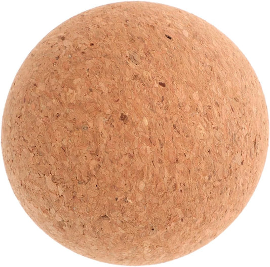 UKCOCO Palla da Yoga Palline da Massaggio Palla da Massaggio alle Palla massaggiante per i Muscoli Muscolare per Massaggio in Sughero Palla massaggiatore trucioli di Sughero