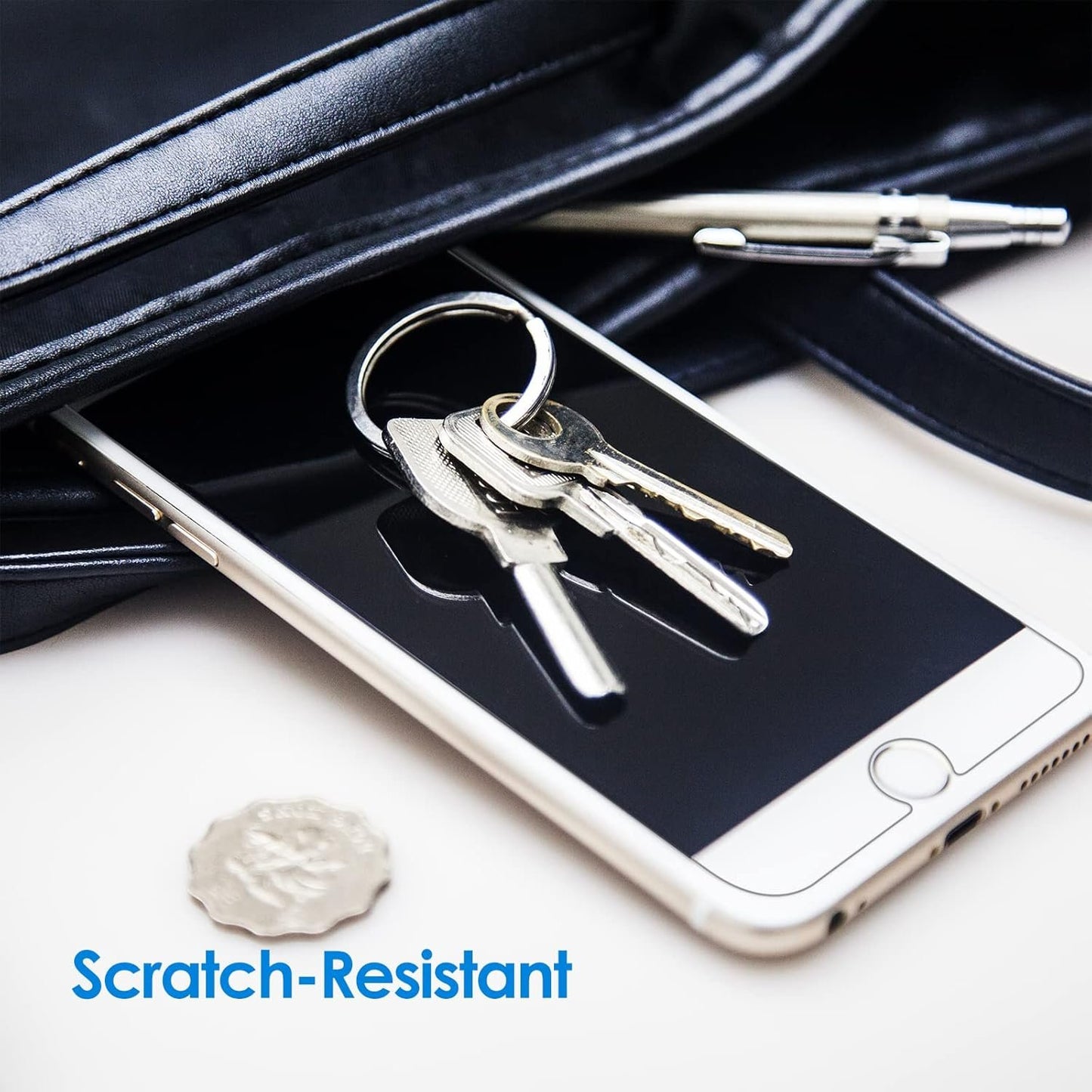 JETech 2-Pack Screen Protector for iPhone 6, iPhone 6s, iPhone 7, and iPhone 8, Tempered Glass Film, 4.7-Inch