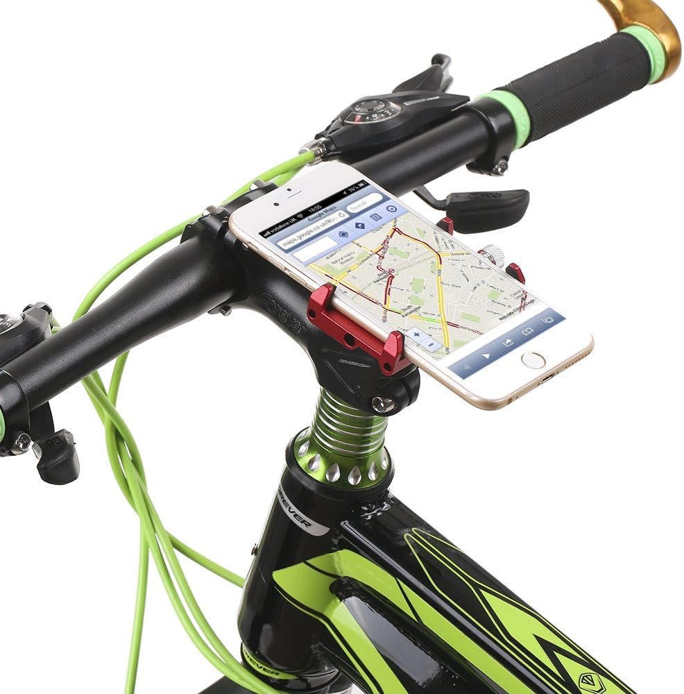 Doorslay Velo Potence Universal Phone Holder Adjustable Bike Mount GPS Bracket Cradle for Mountain Bike