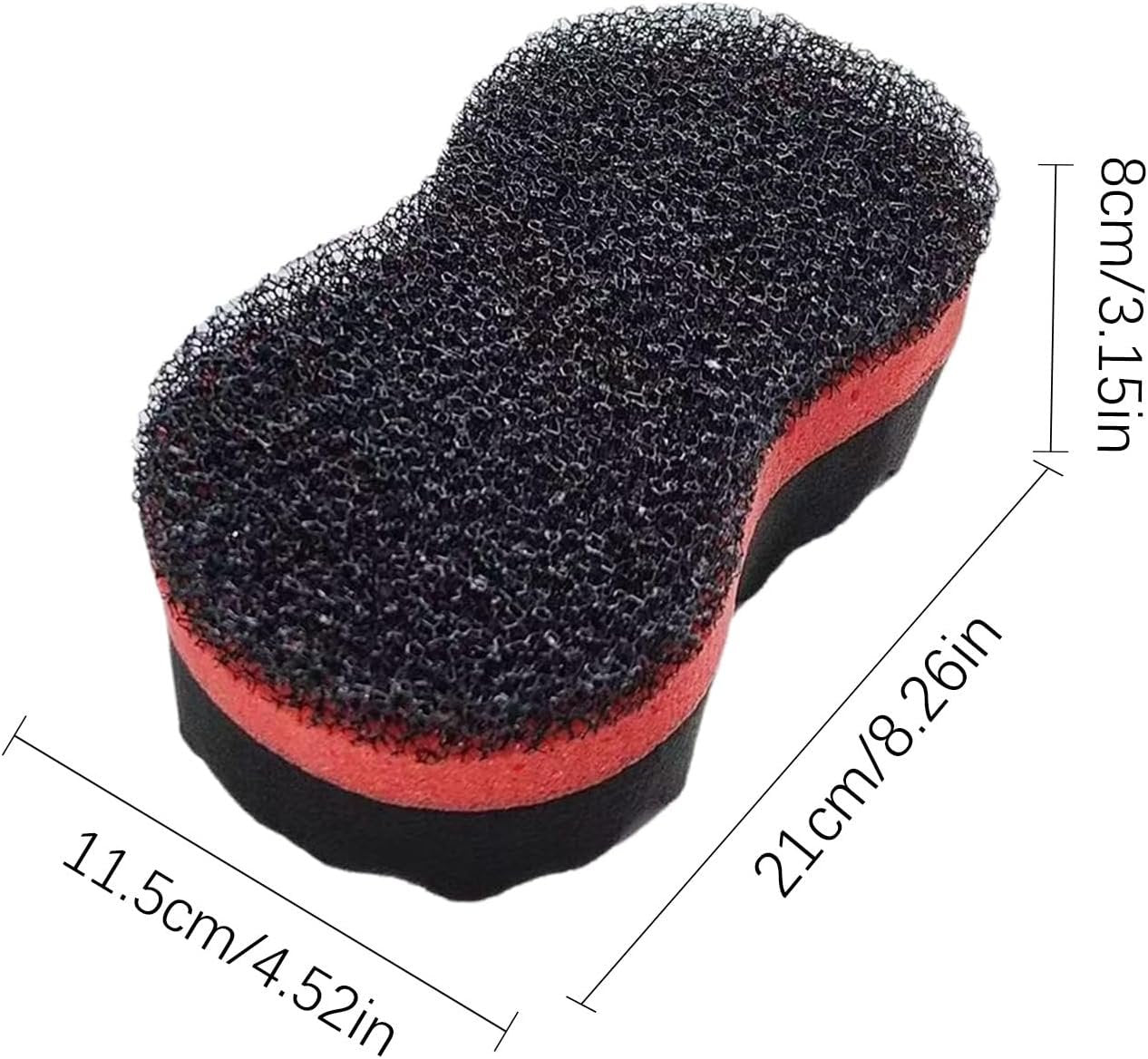 Car Sponge, Cotton Applicator Pads, Honeycomb Wax Buffing Sponges, Detail Cleaning and Polishing Tool, Durable Auto Care Accessories, Ideal for Car Wash, Detailing, Maintenance