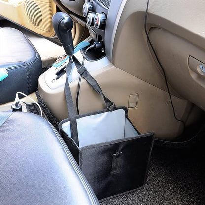 Foldable Car Trash Can, Hanging Waterproof Leakproof Trash Can Storage Bag for Car with Large Capacity, Car Interior Accessories (Large)