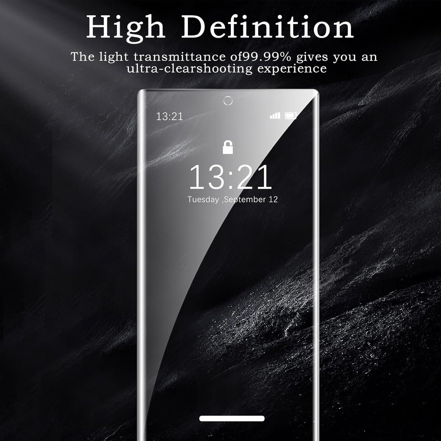 Screen Protector for Samsung Galaxy Note 10 Plus, 3D Tempered Glass Film, Ultra HD 9H Hardness Case Friendly Anti Scratch Bubble Free Ultra Resistant Oil-Resistant Shatter Protection, 2-Pack