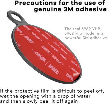 APPS2Car 3 Pack Dashboard Pad Mounting Disk for Suction Cup Phone Mount & Tom Tom Garmin GPS Suction Mount Sat Nav Dash Cam Holder Stick On Universal Dash Mount Pad w/3M Adhesive 70mm Diameter 3 Pcs