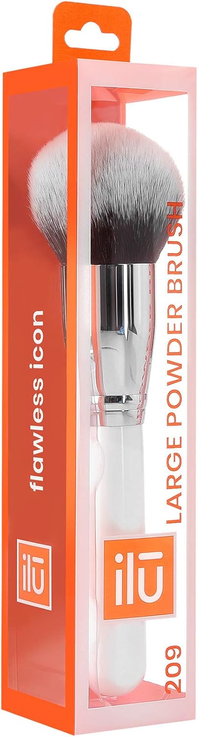 POWDER Big Brush 209 1u Soft Synthetic Wood Handle Easy Cleaning Gift for Artist Makeup Accessories Beauty Visage
