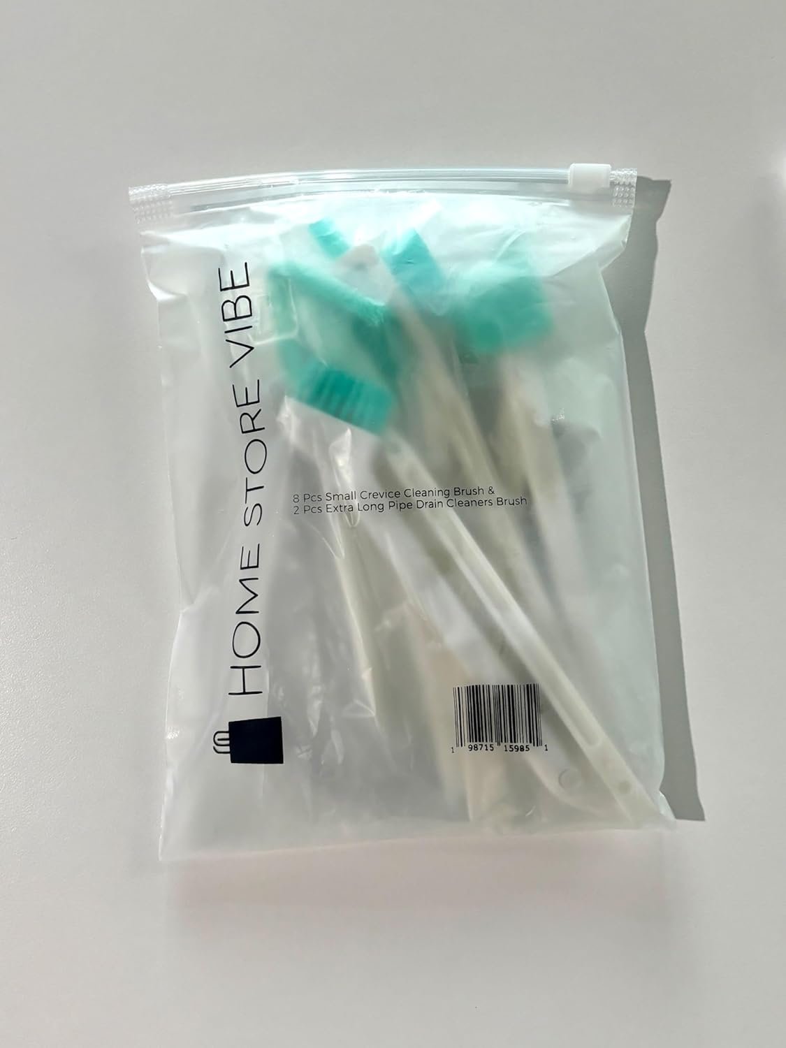 Ice Maker Cleaner Brush Set - 2pc Straw Cleaner Brush & Ice Machine Cleaner, 8pc Crevice Tools, Essential Kit for Maintenance & Cleaning