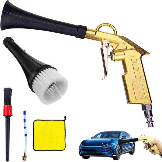 Air Compressor for Car Detailing Tornado Detailing Tool, High Pressure Air Gun Dry Cleaning Tool Kit, Air Gun, Car Clean Gun, Cleaning Gun, for Car Dry Cleaning