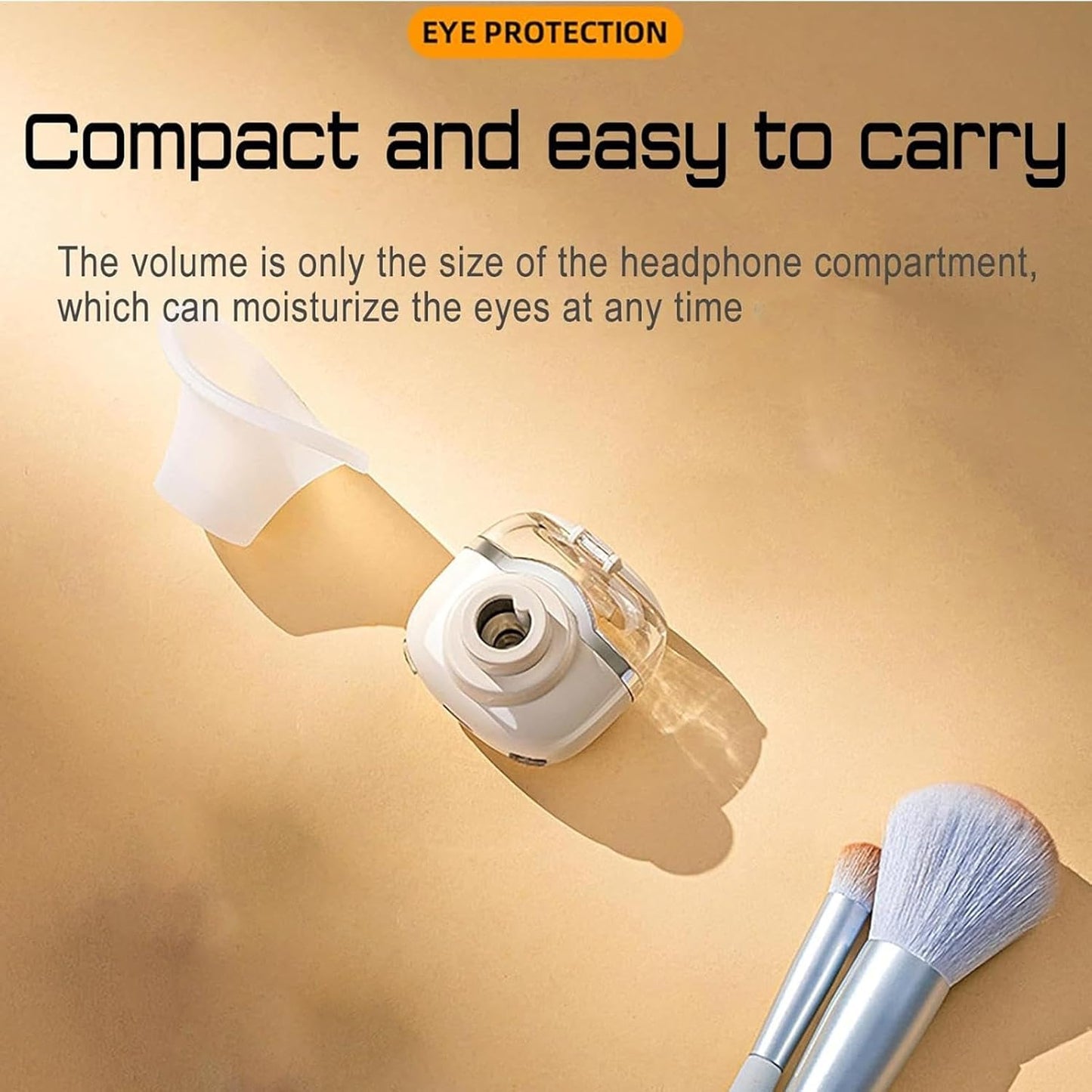 Portatile Eye Mister, Eye Moisturizer Sprayer, Eye Skin Care Umidifier, Compact Eye Misting Umidificatore, Heated Eye Moisturizer Sprayer, 2.01x1.69x1.97 Inches Portable Eye Umidifier for Skincare