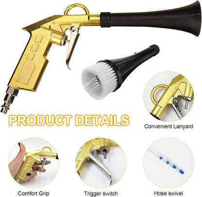Air Compressor for Car Detailing Tornado Detailing Tool, High Pressure Air Gun Dry Cleaning Tool Kit, Air Gun, Car Clean Gun, Cleaning Gun, for Car Dry Cleaning