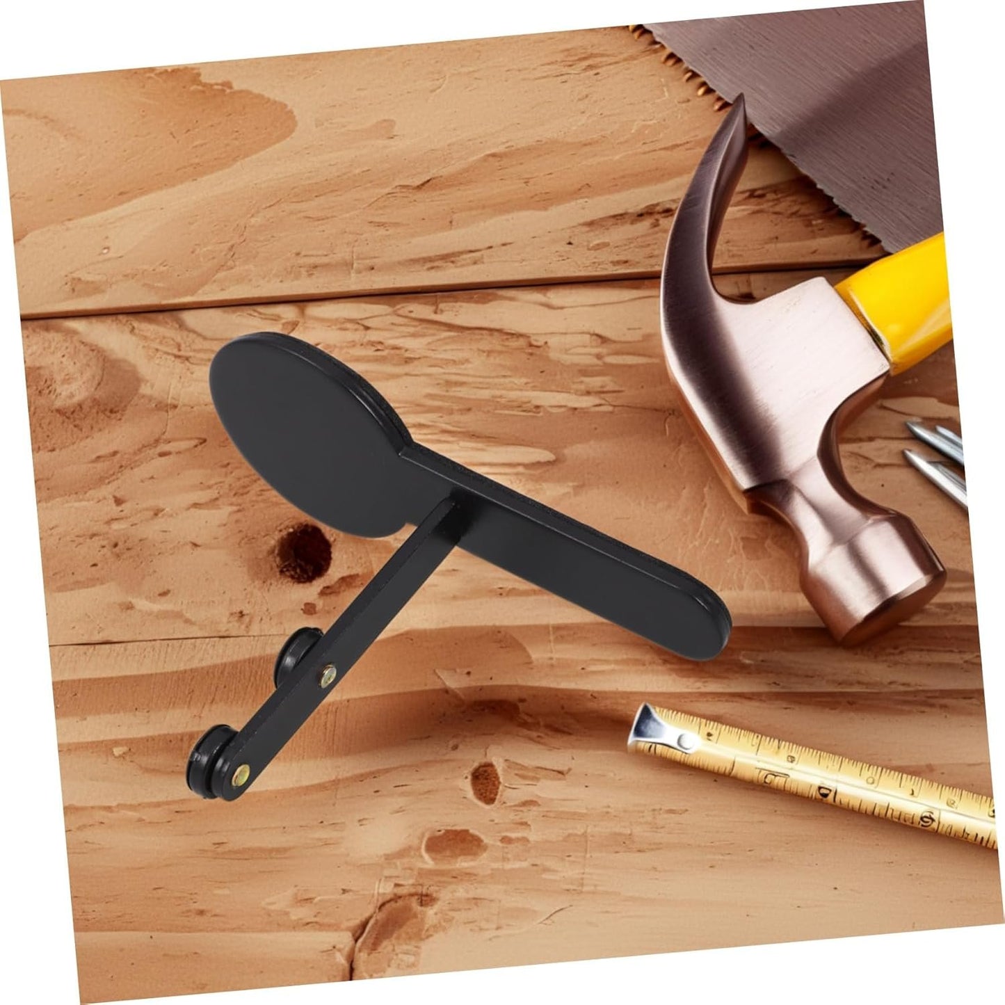 NULYLU Versatile Desk Pegboard Bracket Metal Display Stand Fixed Stabilizing Base Ideal for Workspace Organization