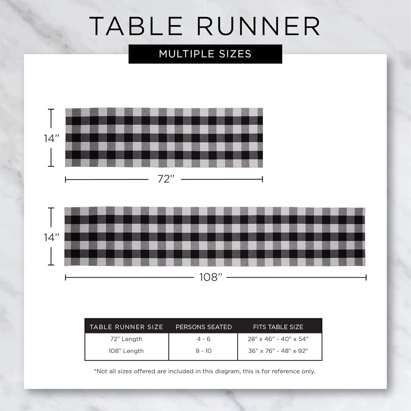DII French Style Tabletop Kitchen Collection, Reversible Table Runner, 14x72, Parisian Flourish