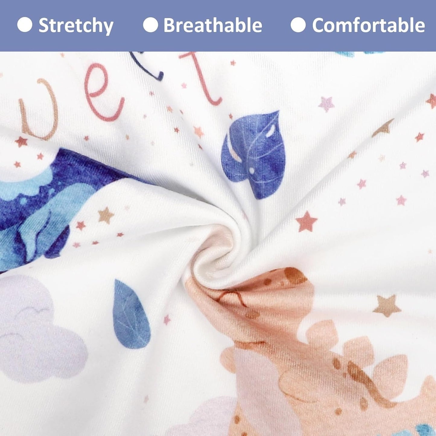 DILIMI Nursing Pillow for Breastfeeding, Ultra Soft Comfortable Baby Essentials Breast Feeding Pillow for Bottle and Breastfeeding with Stretchy Removable Nursing Pillow Cover, Watercolor Dinosaur