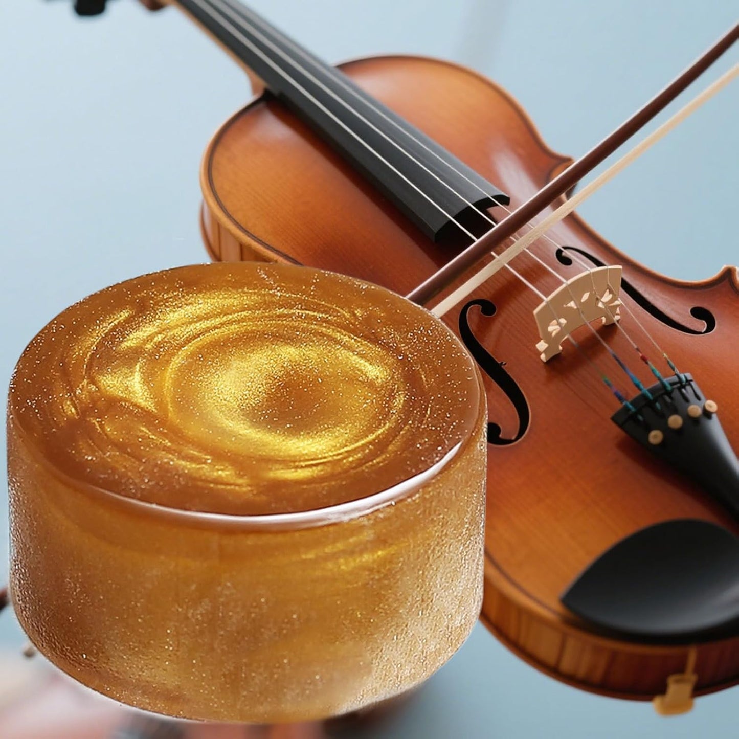 Violin Rosin, Natural Rosin for Violin and Cello, Small Dust-Proof, Long Lasting Tool, Accessories for Music Enthusiasts, Sound Kit, Essential for Cleaning and Polishing Strings