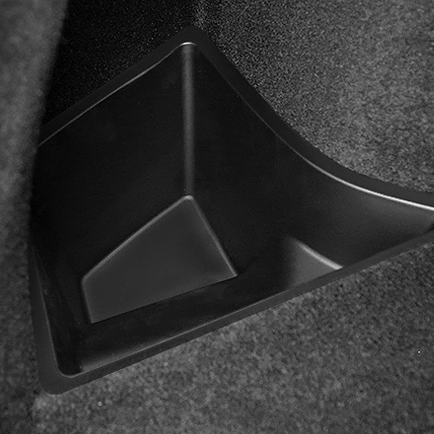1 Pair Rear Trunk Side Organizer Left Right Dustproof Trunk Storage Bins with Lids Replacement for Tesla 2023‑2024 Efficiently Organize Your Trunk Space