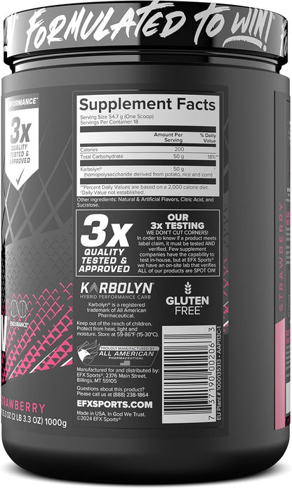 Karbolyn Fuel Performance Carb Strawberry 1kg