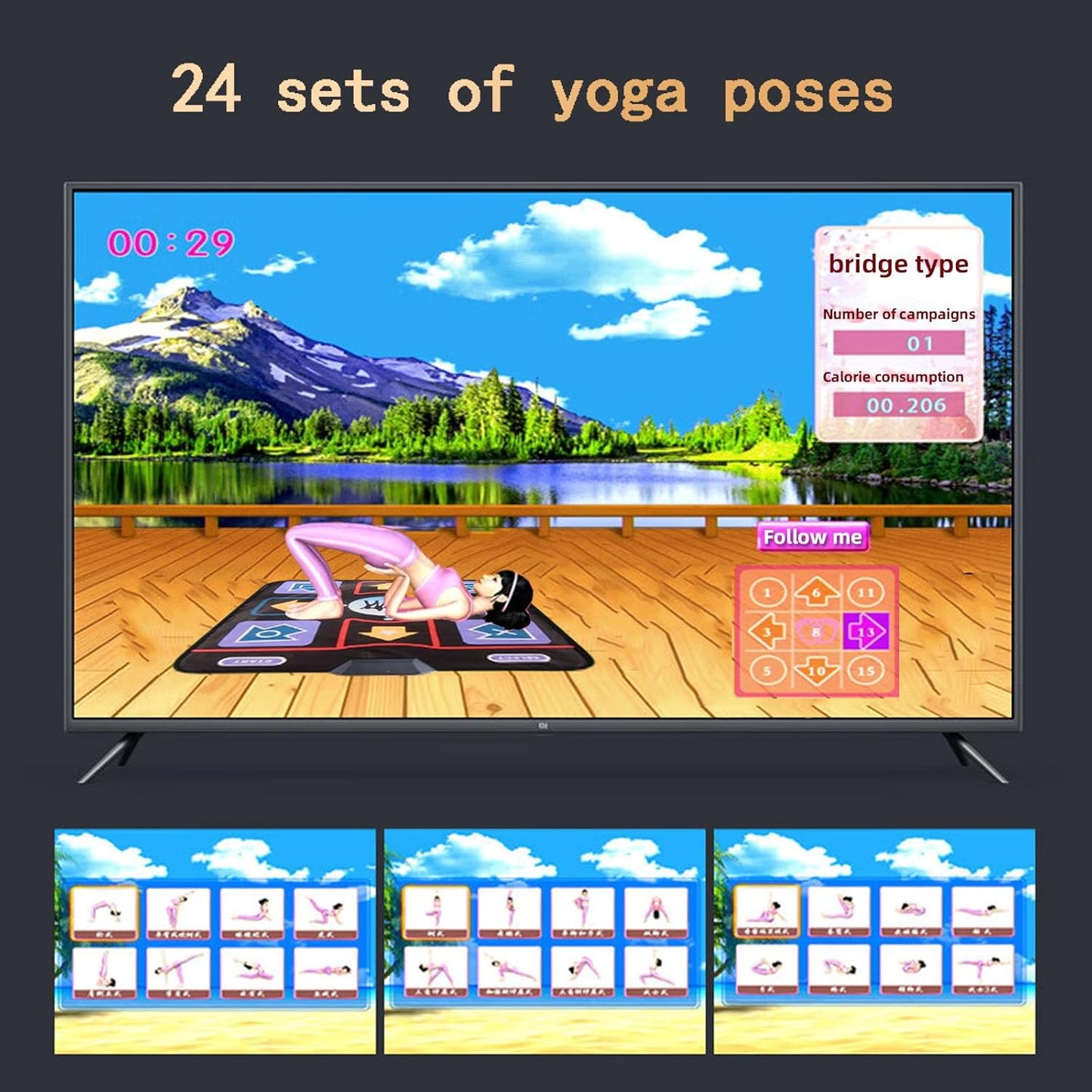 Damcoola TV Retro Game Console with 900+ Games, Video Game System for Kids and Adults with AR Gun Game Toy, 200+ Dance Mat Songs, TV Plug&Play,2.4G Game Controllers Toy Gift for