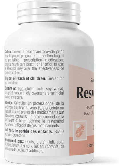 Synergistic Resveratrol Forte by Provita Nutrition (Canadian Made) 90 Vegetarian Capsules