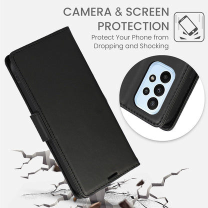 Procarcasa for Galaxy A53 Wallet Case,for Samsung Galaxy A53 5G Case[6.5 inch] PU Leather Flip Folio Cover with Card Holders Stand Feature Magnetic Clourse Protective Cover-Black