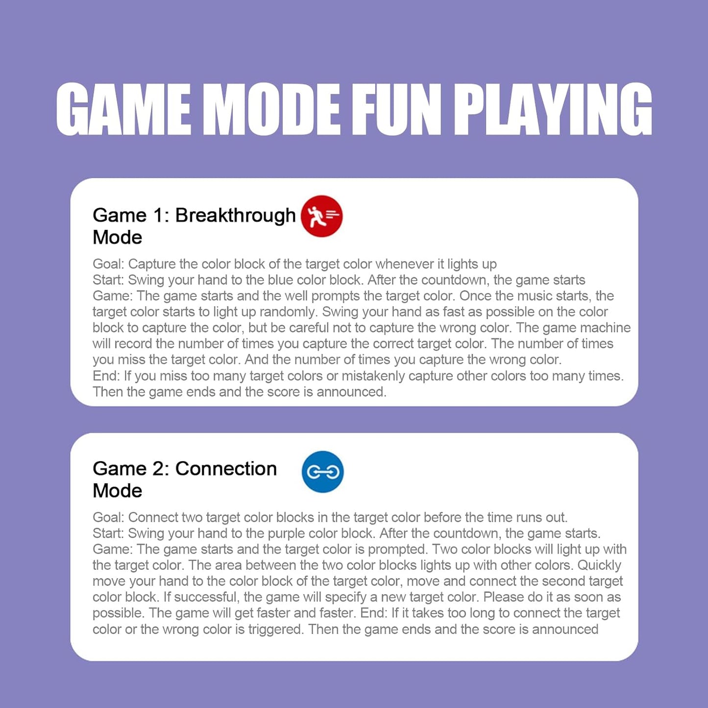 Flashing Light Toy, Gesture Sensing Game, 12,01 x 2,76 x 2,17 pollici, Brain Puzzle Play, Interactive Learning Device, STEM Fun, Cool Stress Relief, ABS Build, for Kids Girls Boys Use