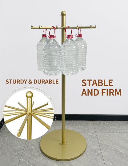 360-Degree Rotating Stand With 12 Arms（100lb Capacity） Storage for Scarves, Bags, Shawl, Etc | Heavy-Duty Metal Rack for Retail Stores, Boutiques & Home Organization