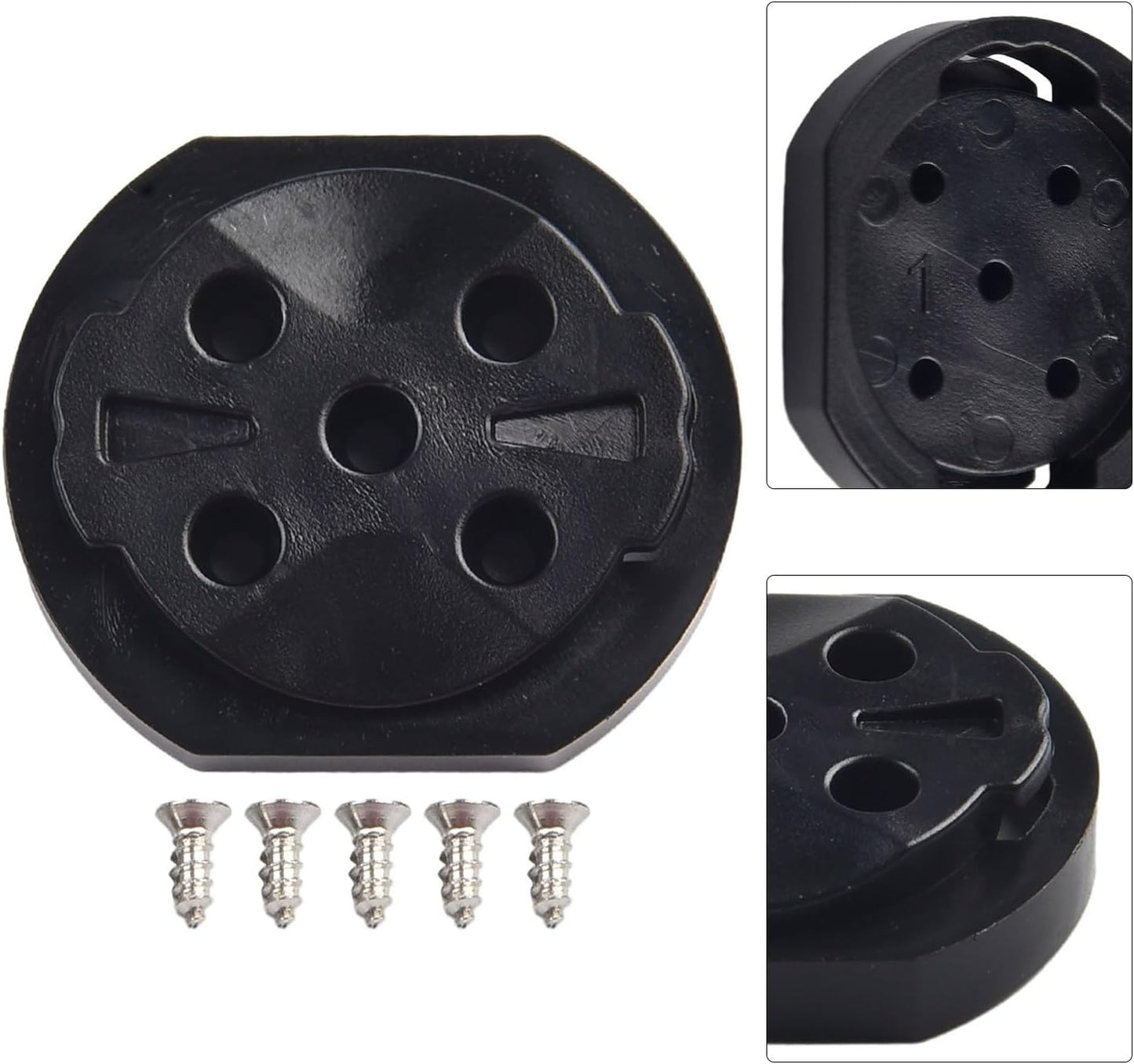 Bike Adapter Base, Computer Bracket and Stopwatch, Plastic Male Mount, Replacement Parts for Garmin (Repair)