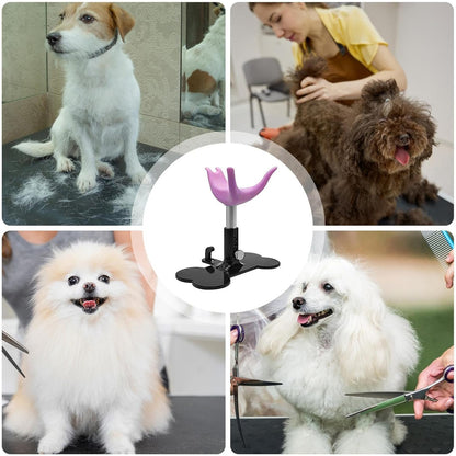 Small Dogs Grooming Chair, Standing Bathing Support, 5.7x7.28 inches Adjustable Height, Sturdy Material, Assistive Stand Ladder for Dog, Trimming, Showering, Grooming