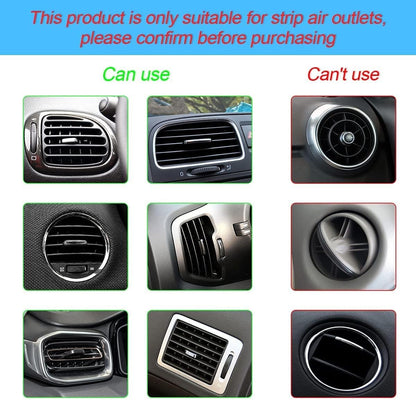 20 PCS Car Air Conditioner Decoration Strip, DIY Air Vent Outlet Trim Strip Bendable Car Interior Accessories, Car Molding Strip for Most Air Vent Outlet (red)