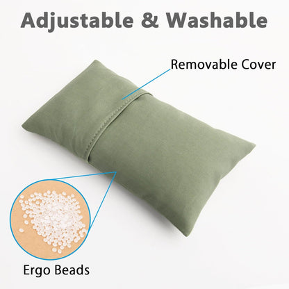 Ergonomic Mouse Wrist Rest Bean Bag, Carpal Tunnel Mouse Support Pad Filled Ergo Beads for Computer, Laptop, PC Gaming