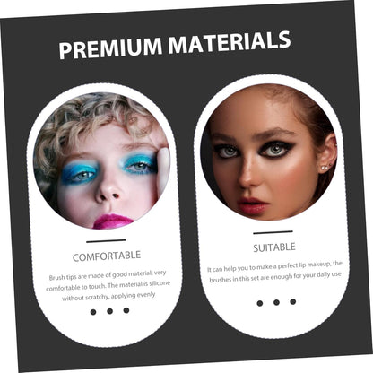 VICASKY 12Pezzi Labbra Silicone Per Applicazione e Lucentezza Strumenti Portatili Per Make Up e Accessori