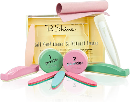 p-shine Japanese Manicure Nail Treatment Spa Nail Kit Professional Care + Instructions
