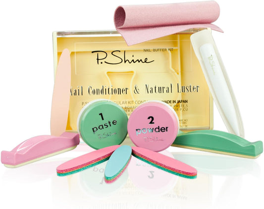 p-shine Japanese Manicure Nail Treatment Spa Nail Kit Professional Care + Instructions