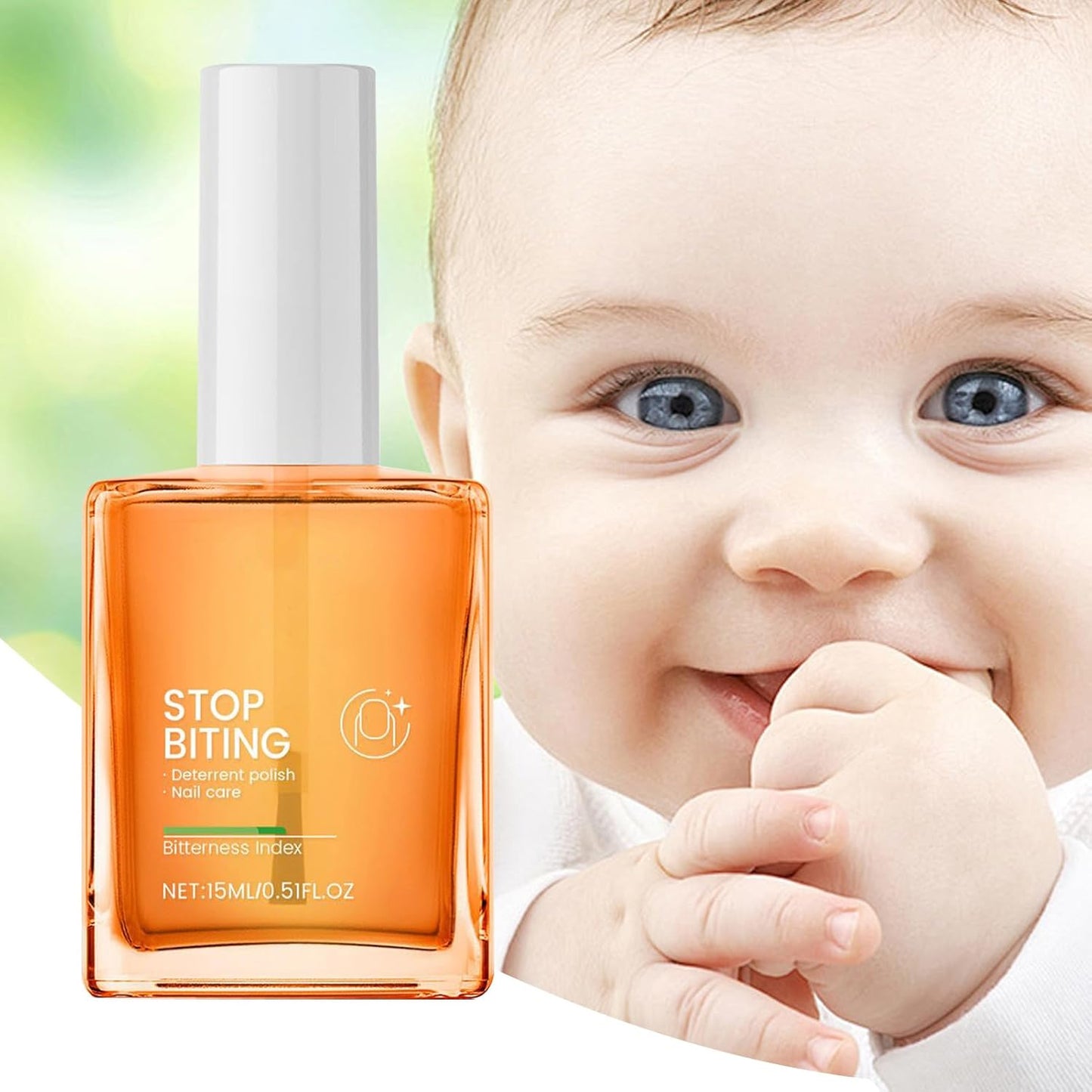 Kids Anti Nail Biting, Portable Anti Chew Polish, Strengthener and Hydrating Care Oil, Nonpoisonous Stopper Solution, for Thumb Sucking Prevention, Adults, Children's, Babies