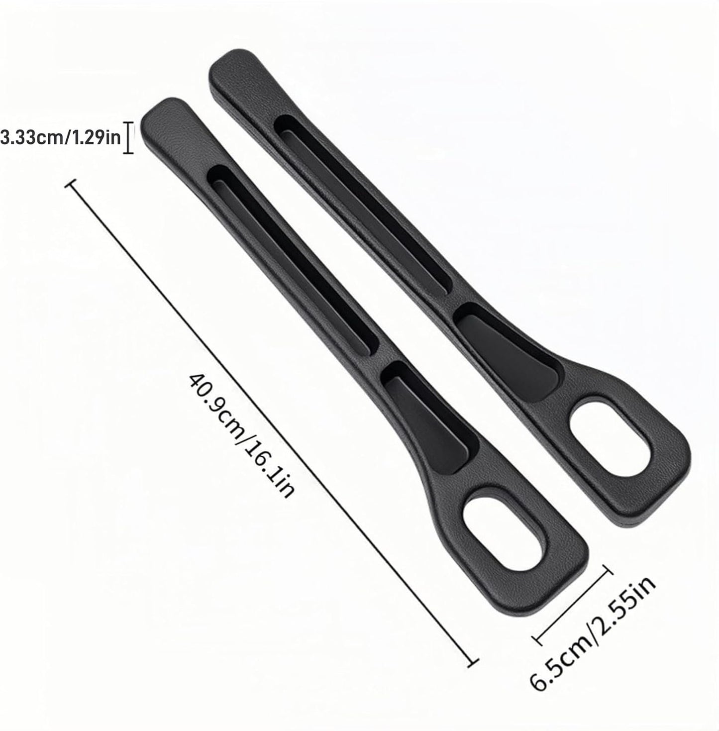 Car Seat Gap Filler of 2, 2025 Upgraded Car Seat Gap Organizer Storage Box,Fills The Gap Between The Seat And Console To Prevent Items From Falling Out, Suitable For Cars, SUV and Trucks (Black)