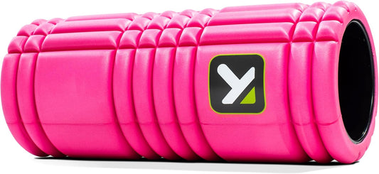TriggerPoint Grid Foam Roller - Multiple Density Exterior, Rigid Core - Appreciated by Therapists and Athletes - Standard Density, Includes Online Instruction Video, 13"