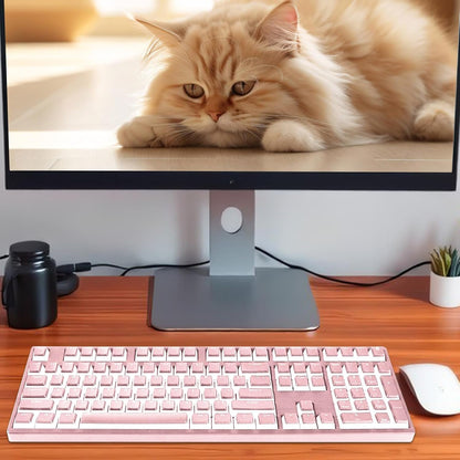 Backlit Keycaps â€“ Illuminated Typing Caps, Mechanical Layout Buttons Covers | Stylish Replacement Keycap Set with Shine-Through Font, Soft Touch Feel Mechanical Keycaps for Offices Keyboard Lovers