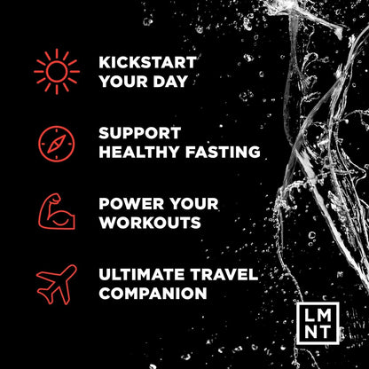 LMNT Zero Sugar Electrolytes - Watermelon Salt | Drink Mix | 30-Count, Pack of 2 (60 Sticks)