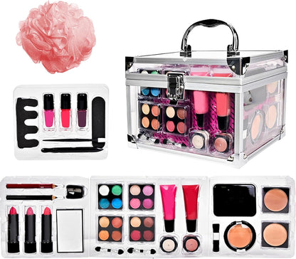 Beginner Makeup Kit Adults, Complete Makeup Set Women, Professionals Beauty Tools, with Cosmetic Bags, Faces Accessories, Beauty Items for Beginners