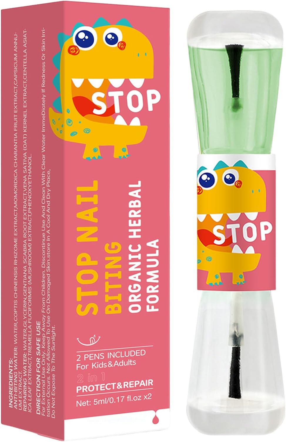Nail Care, Nail Bite Stopper, Long Lasting Effective Solution Easy Application Long Lasting Effective Solution Easy Application, Thumb Sucking Solution for Kids