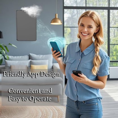 Smart Scent Air Machine, 500ml Waterless Essential Oil Diffuser Condensate Nebulization, Covering 800m³, App Control&Timer, Wall mountable, for Home, Office，Restaurant，Hotel