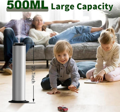 500ml Scent Air Machine for Home, Waterless Diffuser with APP Control, 1500 sq. ft Coverage, Essential Oil Diffuser Hotel Scent Diffuser Cold Air Nebulizer for Large Room Hotel Office Silver