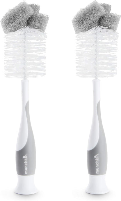 Munchkin® Sponge™ Bottle Brush, 2 Pack, Grey