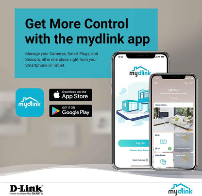 D-Link DCS-8630LH Outdoor Full HD Wi-Fi Camera w/Built-in Smart Home Hub & Spotlight, WiFi Security Camera, IR Night Vision, WPA3â„¢ Encryption,SD&Cloud, Supports Google/Alexa to Keep Homes Secure