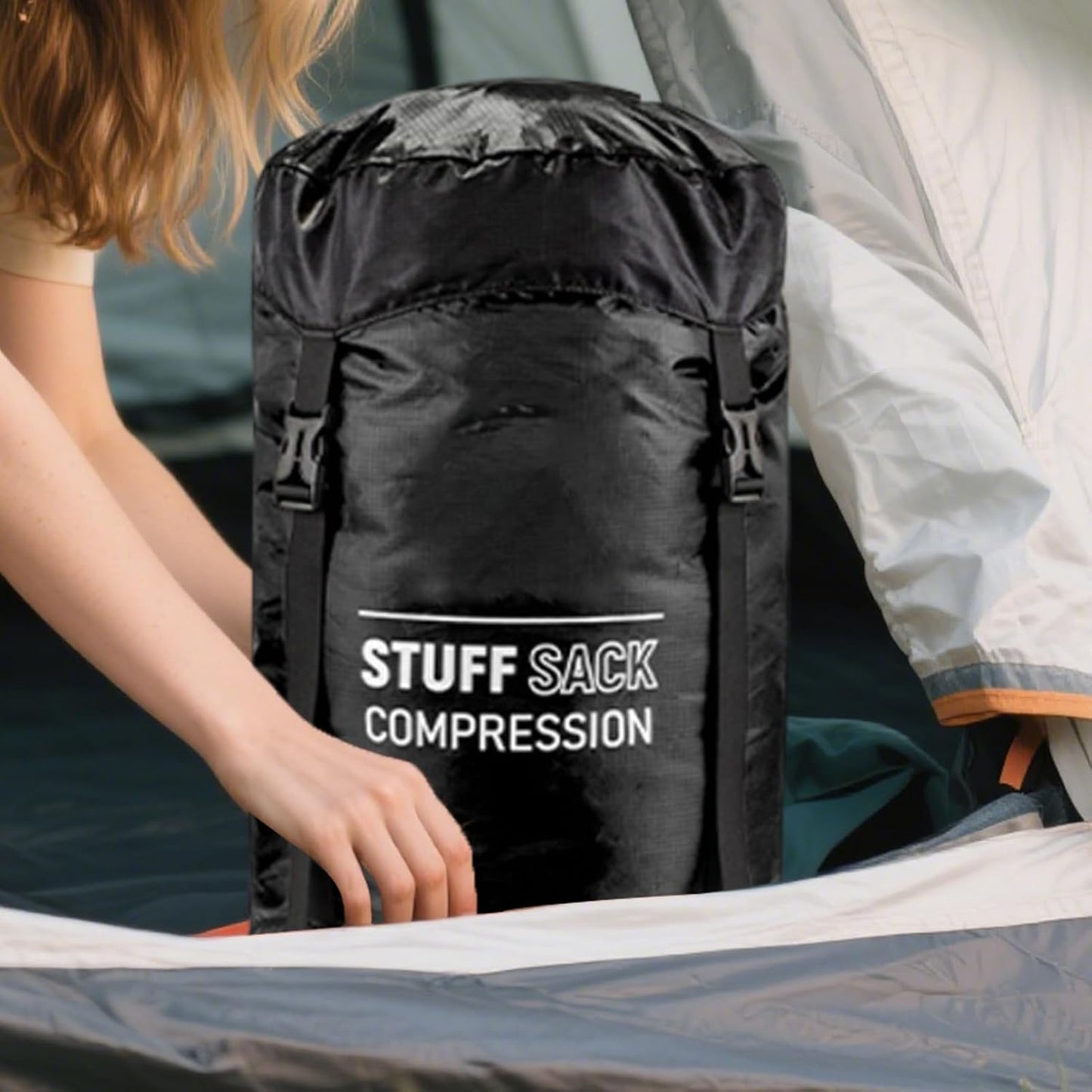 Compression Bags for Sleeping Bag, Waterproof Travel Compression Bags, Lightweight Hiking Supplies, Outdoor Gear for Marine Activities