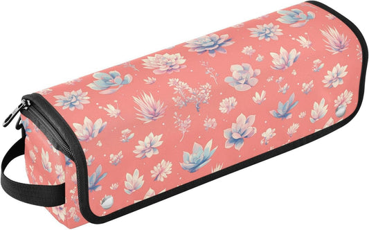 Borsa da viaggio per strumenti per capelli caldi con cuscinetto resistente al calore Strumenti per capelli impermeabili Organizer da viaggio per ferro piatto Strumenti caldi e accessori per la cura