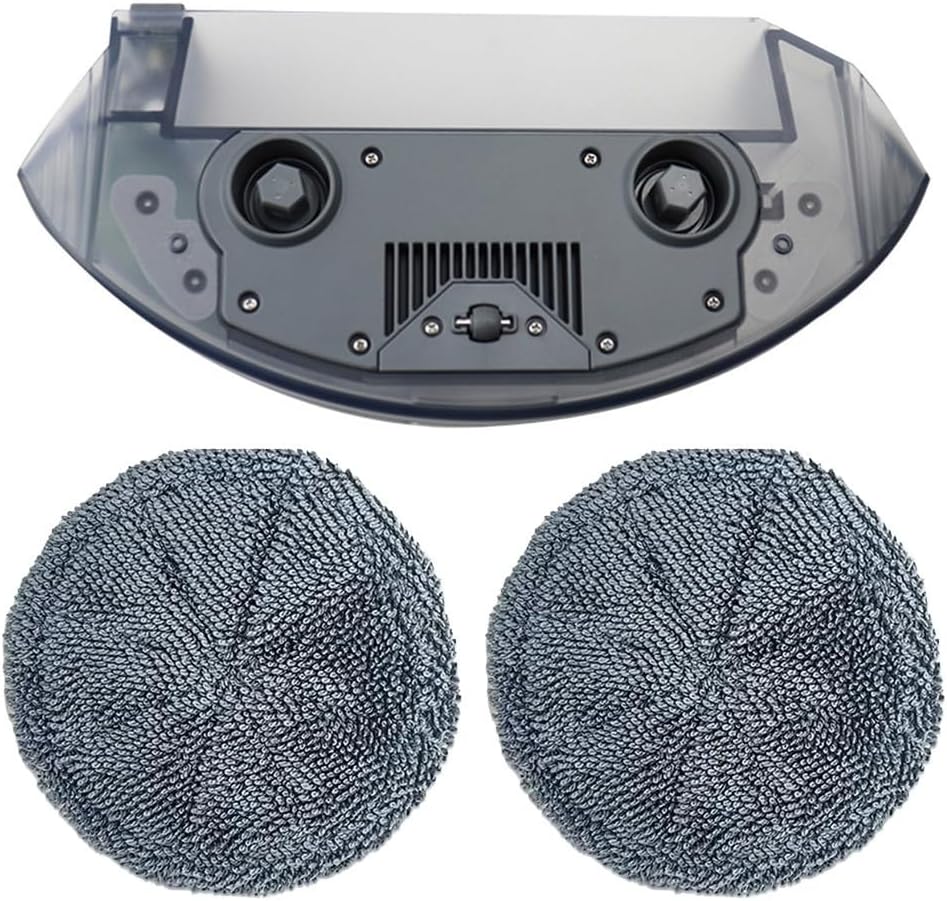 Mop Cleaning Essentials 3 Pack Compatible Water Tanks and Cloths Designed for Ecovacs for Deebot and Yeedi Models