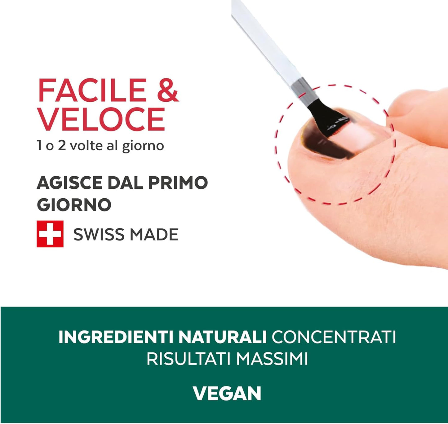 PODERM - Black and processed nails | Anti-haematoma, antifungal, antibacterial and restorative foot care | Professional foot / hand care | Quick and easy | Swiss made