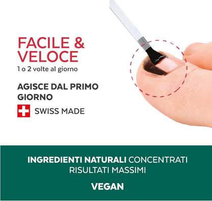 PODERM - Black and processed nails | Anti-haematoma, antifungal, antibacterial and restorative foot care | Professional foot / hand care | Quick and easy | Swiss made